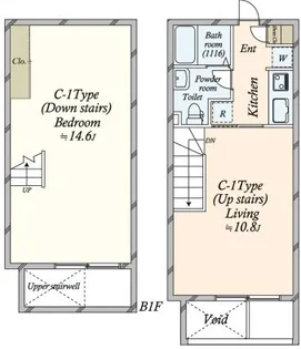 グランドレジデンス目黒【1階】の間取り