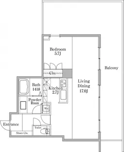 ザ・パークレックス南麻布【6階】の間取り