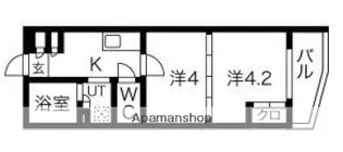ルネサンスコート蒲田リバーテラス【303号室】の間取り