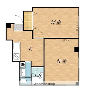 リバービュー羽田【1階】の間取り