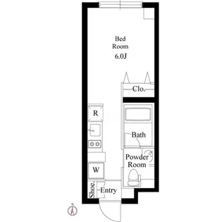 ミリアレジデンス品川中延【1階】の間取り