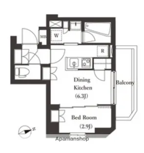 ARKMARK大森西【5階】の間取り