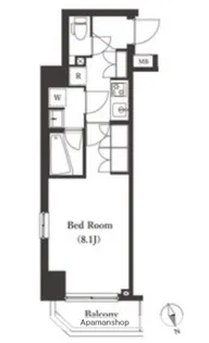 ARKMARK大森西【2階】の間取り