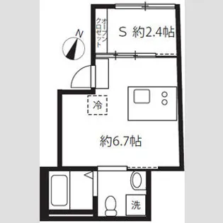 アピチェ目黒【4階】の間取り