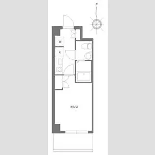 ルポール北加瀬【1階】の間取り