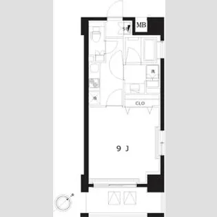 プレミアムキューブ三田【6階】の間取り