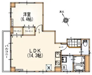 ウィステリア南青山【2階】の間取り