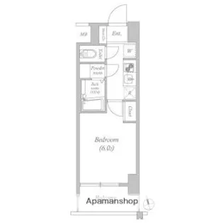 エスタート品川南大井【7階】の間取り