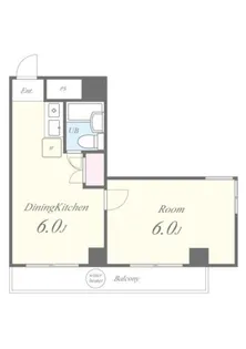 セジュール田町【5階】の間取り