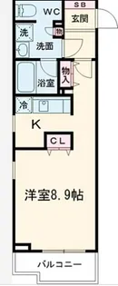 パシフィックコート目黒南【1階】の間取り
