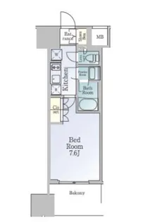 ルフォンブランシェ品川南大井【11階】の間取り