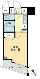 クロスレジデンス蒲田【3階】の間取り