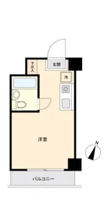 ウエストインパート1【3階】の間取り