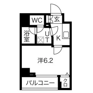 スカイコートプライム大井町【2階】の間取り
