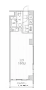 六本木デュープレックスエムズ【2階】の間取り