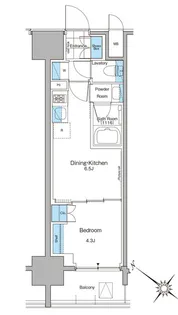 ルフォンプログレ西大井プレミア【7階】の間取り