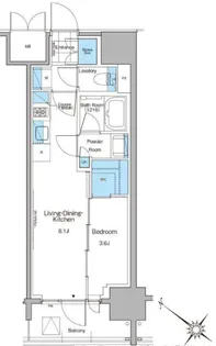 ルフォンプログレ西大井プレミア【3階】の間取り