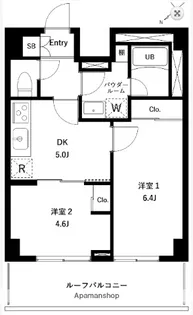 アーバンパーク蒲田南Ⅱ【5階】の間取り
