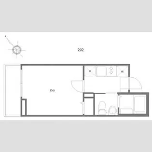 エッグストラート【2階】の間取り