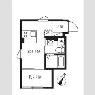 アピチェ田園調布【3階】の間取り