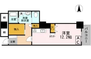 品川シーサイドビュータワー Ⅱ【18階】の間取り