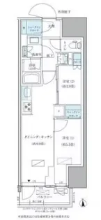 パークアクシス品川天王洲アイル【6階】の間取り