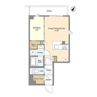 KDXレジデンス田園調布南【5階】の間取り