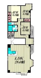 クレドール【4階】の間取り