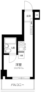 東京都品川区旗の台4丁目【マンション】の間取り