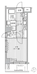 カーサ神明山田【3階】の間取り