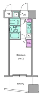 アーバネックス戸越銀座【6階】の間取り