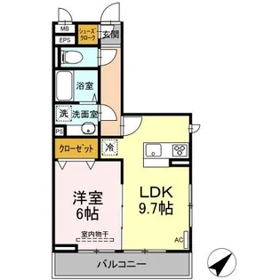 プランドールN I【3階】の間取り
