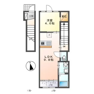 AVANCE【2階】の間取り