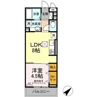 プランドールN II【1階】の間取り