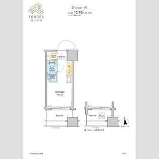 TOMORE品川中延【4階】の間取り