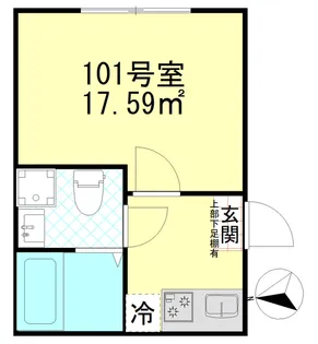 グランドアイランド蒲田【1階】の間取り