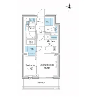 スタイリオ池上SOUTH【3階】の間取り