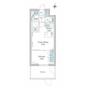 スタイリオ池上SOUTH【1階】の間取り