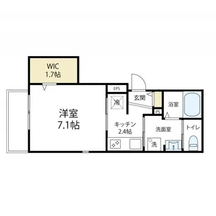 KSG三番館【202号室号室】の間取り