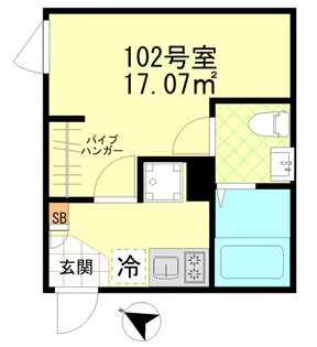 リバティー戸越公園【1階】の間取り