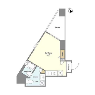 1Rの間取り画像