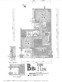 リベール多摩川【202号室号室】の間取り