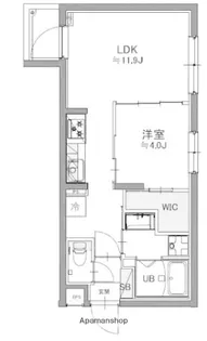 TASUKI RICHESSE洗足【2階】の間取り