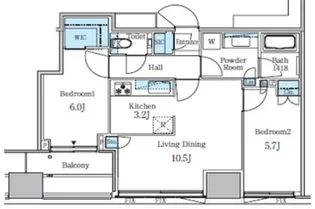 大崎ステーションレジデンス【30階】の間取り