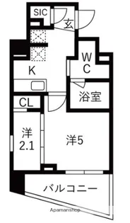 GRAN PASEO蒲田Ⅲ【4階】の間取り