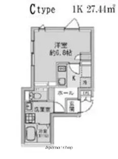 FABRIC 蒲田 WEST RESIDENCE【5階】の間取り
