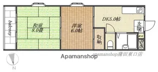 ローラ中央【306号室】の間取り
