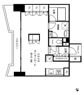 LASANTE五反田【14階】の間取り
