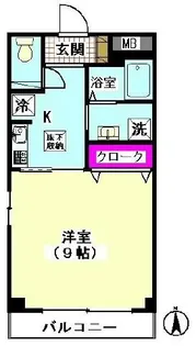 ソレーユ タダ【2階】の間取り