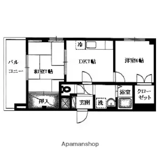 セピアコート大森東【2階】の間取り